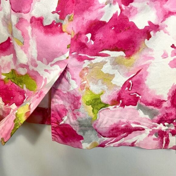 Anne Klein Women's Floral A-Line Skirt Size 4 Multicolor Casual Spring - Picture 5 of 10